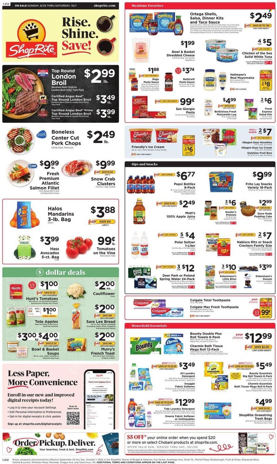 SHOPRITE ad • Weekly Ad • from Sun, September 25, 2022 page 1