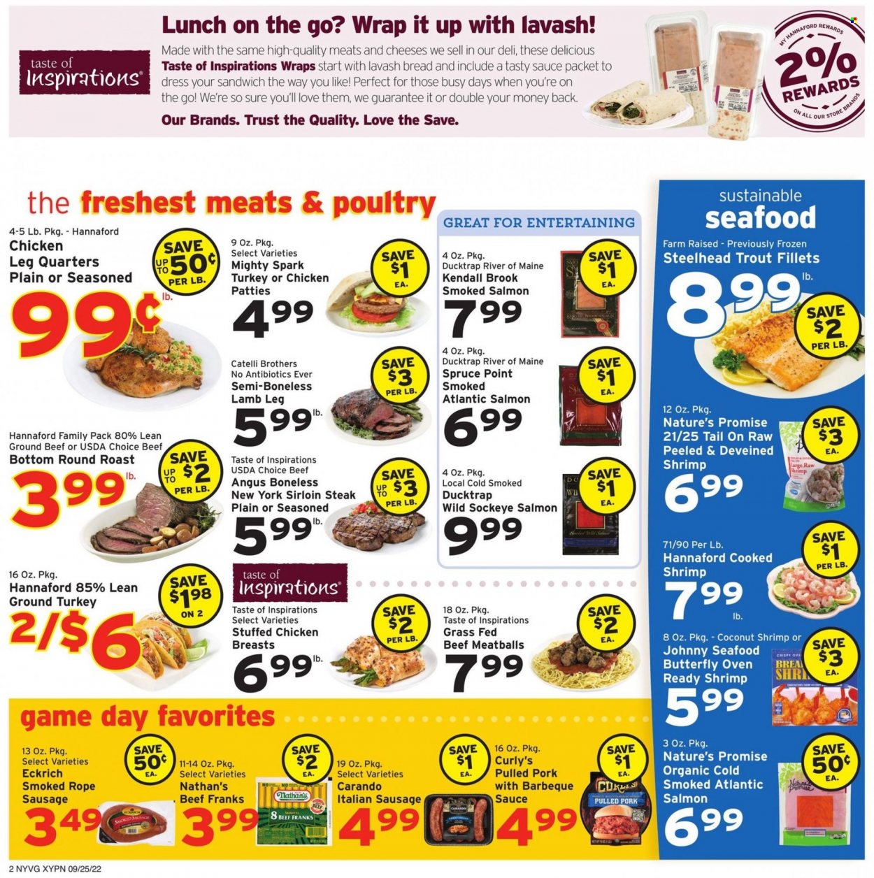 Hannaford ad - 09/25/2022 - 10/01/2022. Page 2