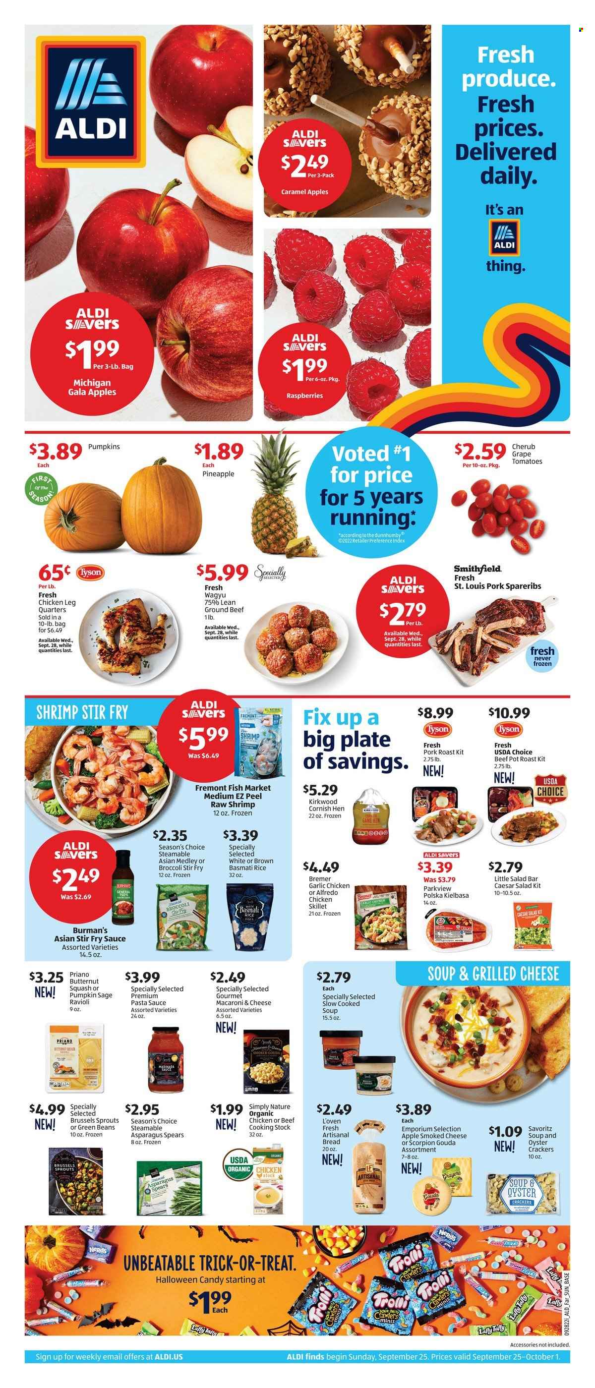 ALDI ad - 09/25/2022 - 10/01/2022. Page 1