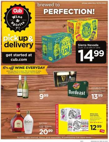 Cub Foods Flyer - 09/25/2022 - 10/01/2022.