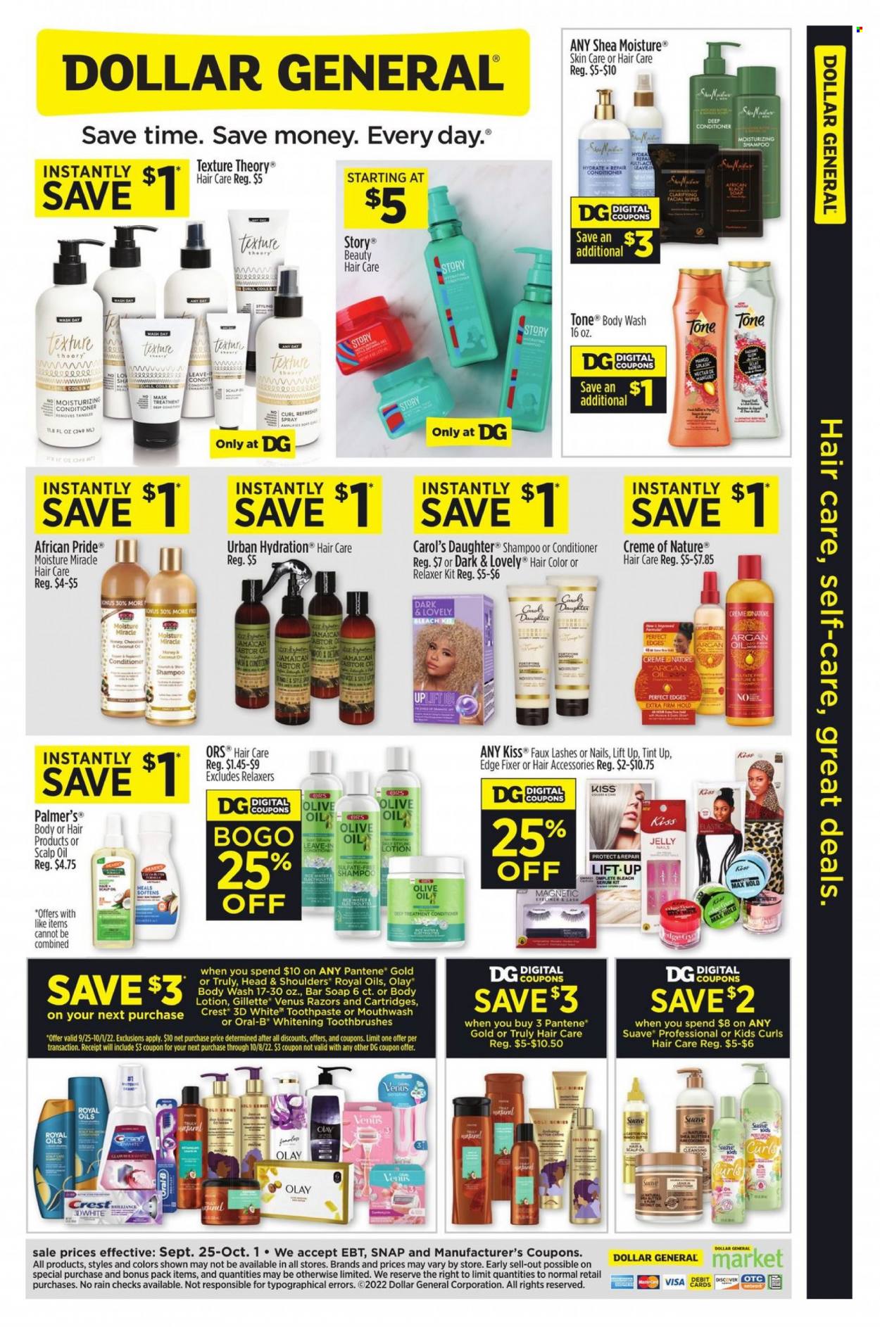 Dollar General ad - 09/25/2022 - 10/01/2022. Page 1