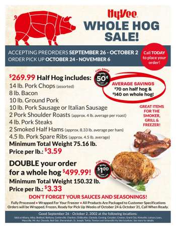 Hy-Vee Flyer - 09/26/2022 - 10/02/2022.