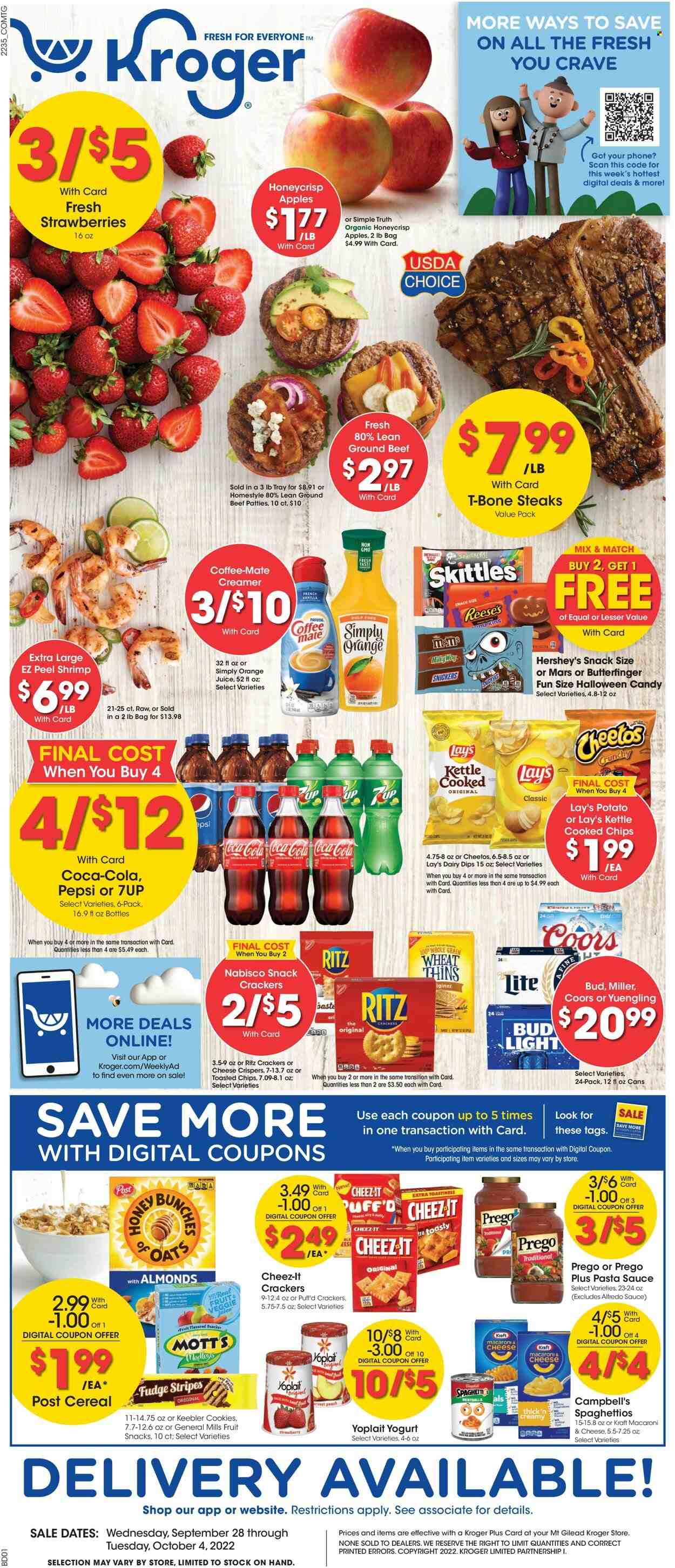 Kroger ad - 09/28/2022 - 10/04/2022. Page 1