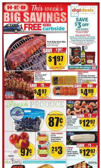 H-E-B Flyer - 09/28/2022 - 10/04/2022.