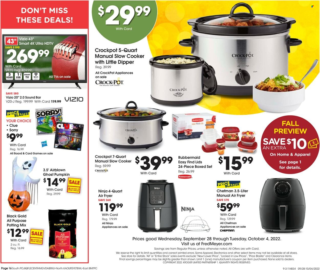 Fred Meyer ad - 09/28/2022 - 10/04/2022. Page 16