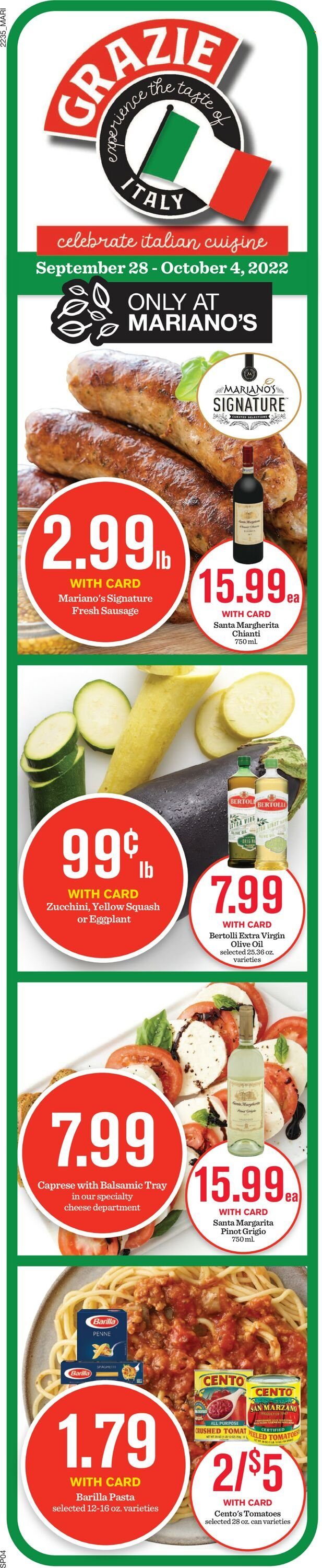 Mariano’s ad - 09/28/2022 - 10/04/2022. Page 14