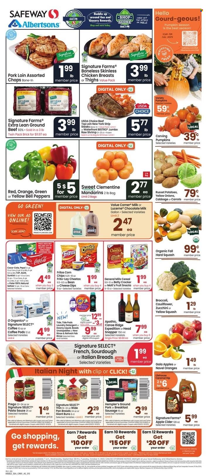 Safeway ad - 09/28/2022 - 10/04/2022. Page 1