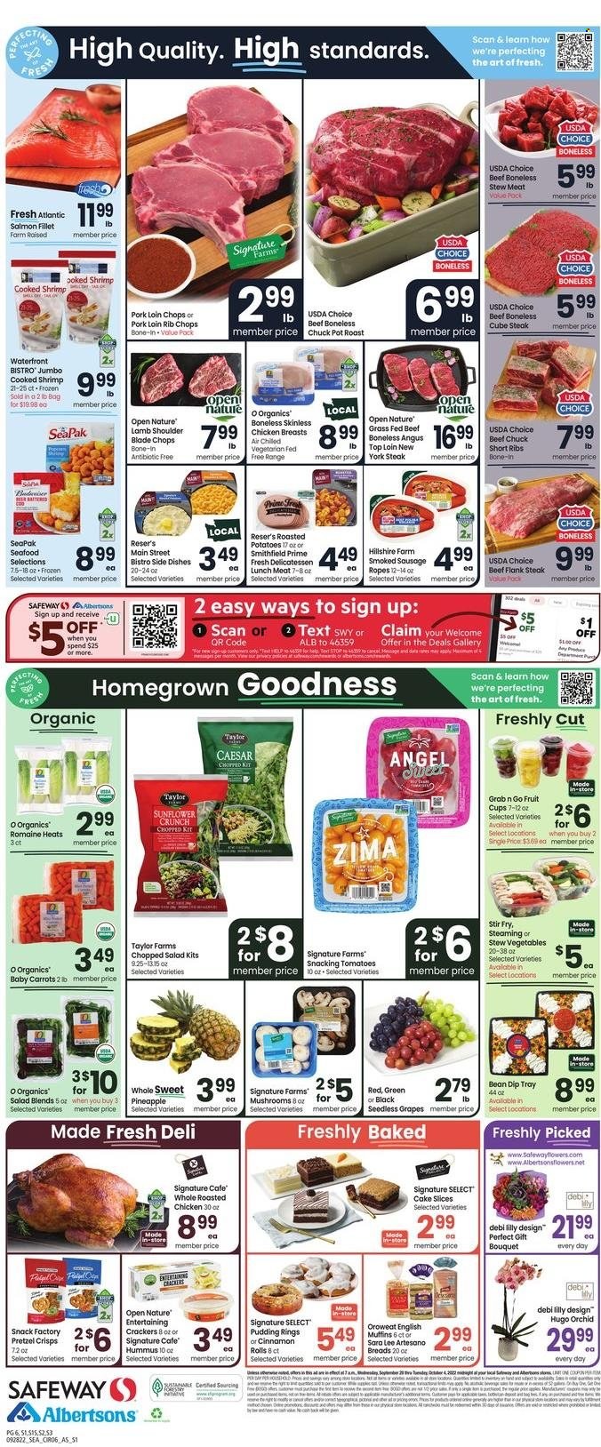 Safeway ad - 09/28/2022 - 10/04/2022. Page 6