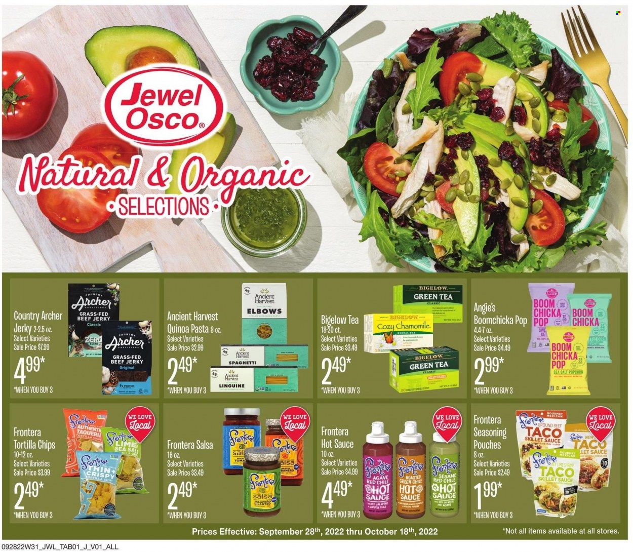 Jewel Osco ad - 09/28/2022 - 10/18/2022. Page 1
