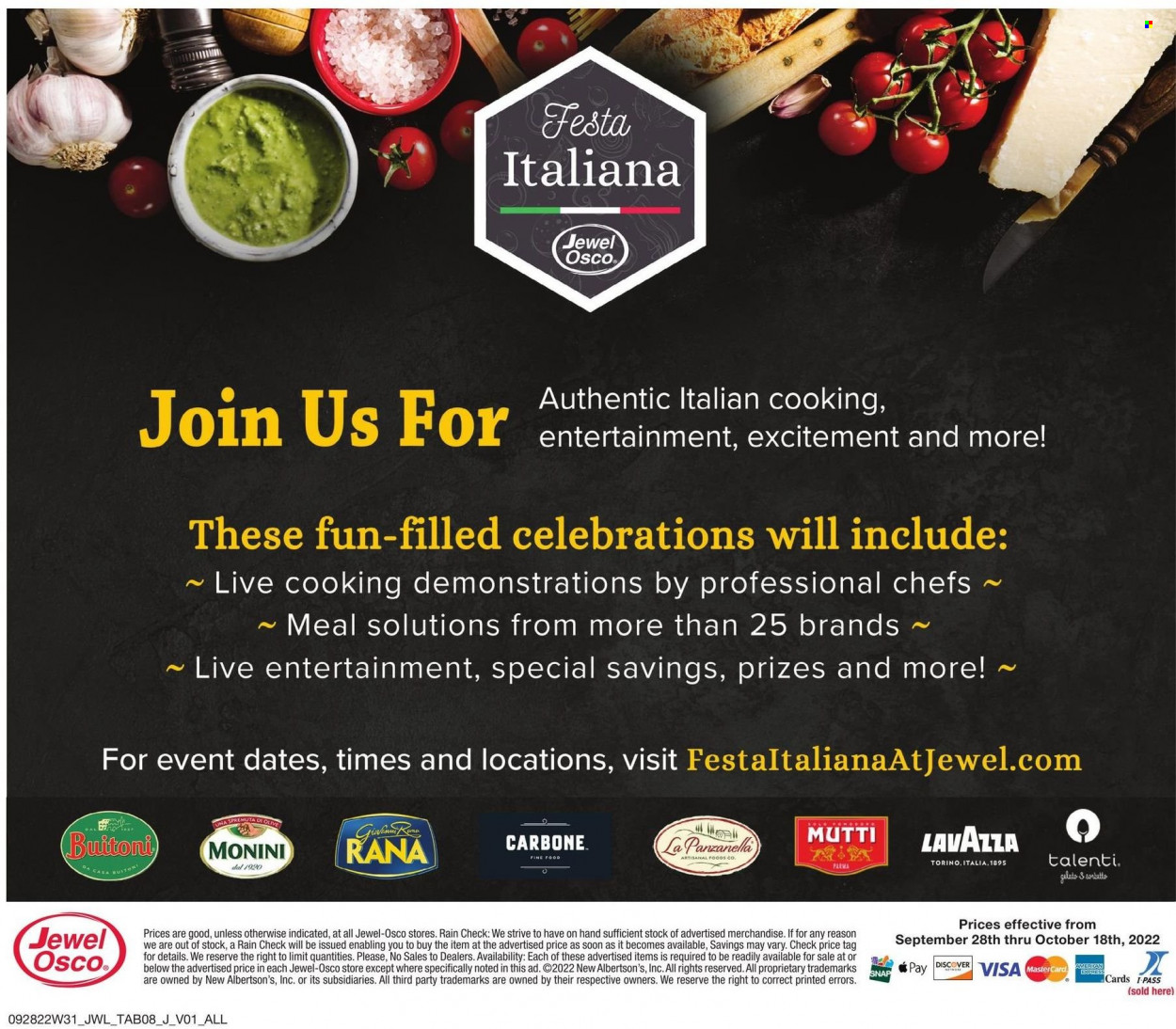 Jewel Osco ad - 09/28/2022 - 10/18/2022. Page 8