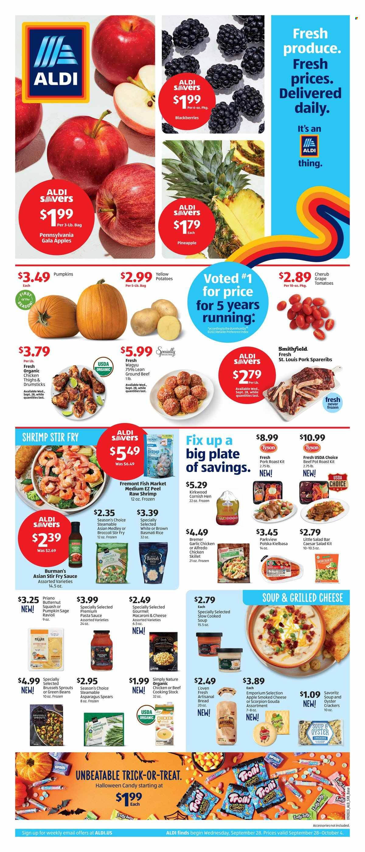 ALDI ad - 09/28/2022 - 10/04/2022. Page 1