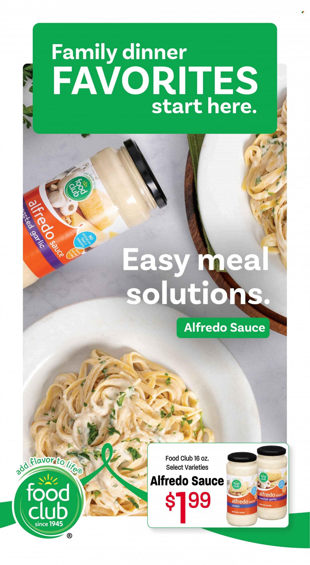 thumbnail - Fresh Market Flyer - 09/28/2022 - 10/11/2022 - Sales products - sauce, Alfredo sauce. Page 7.