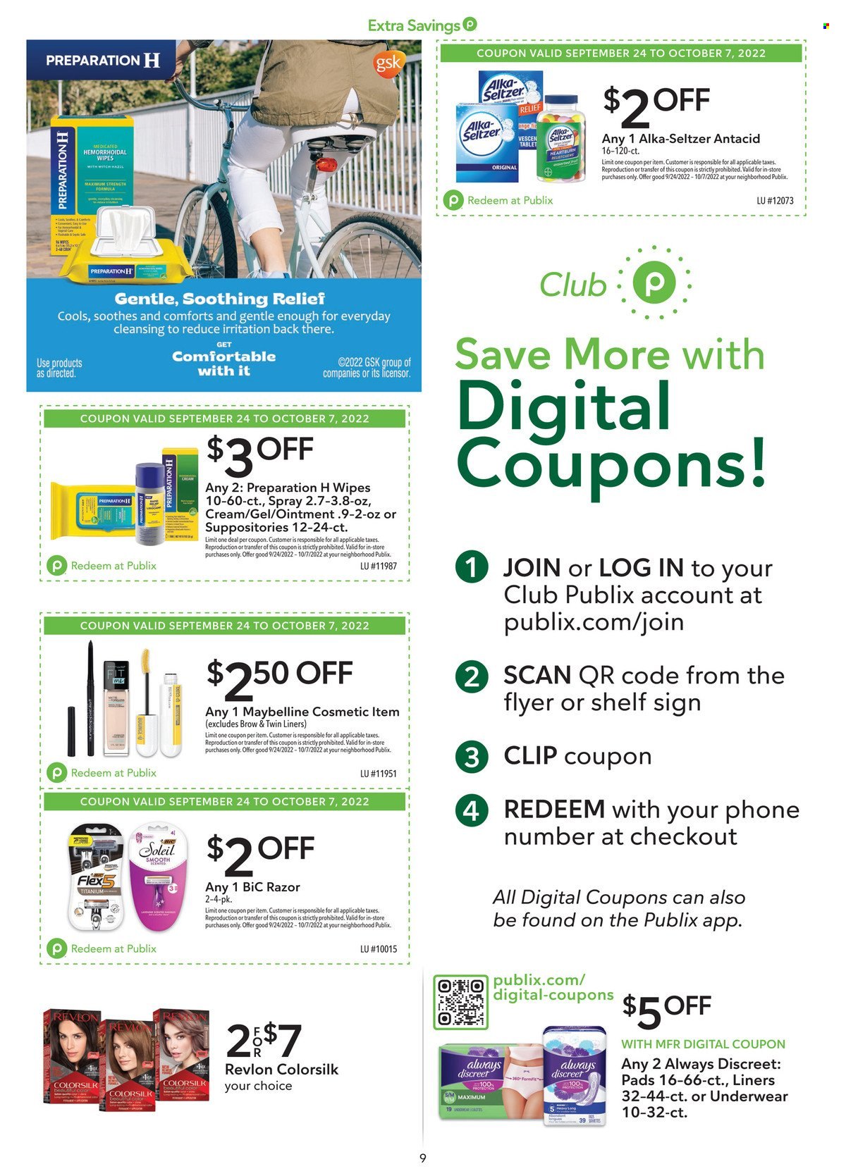 Publix ad - 09/24/2022 - 10/07/2022. Page 9