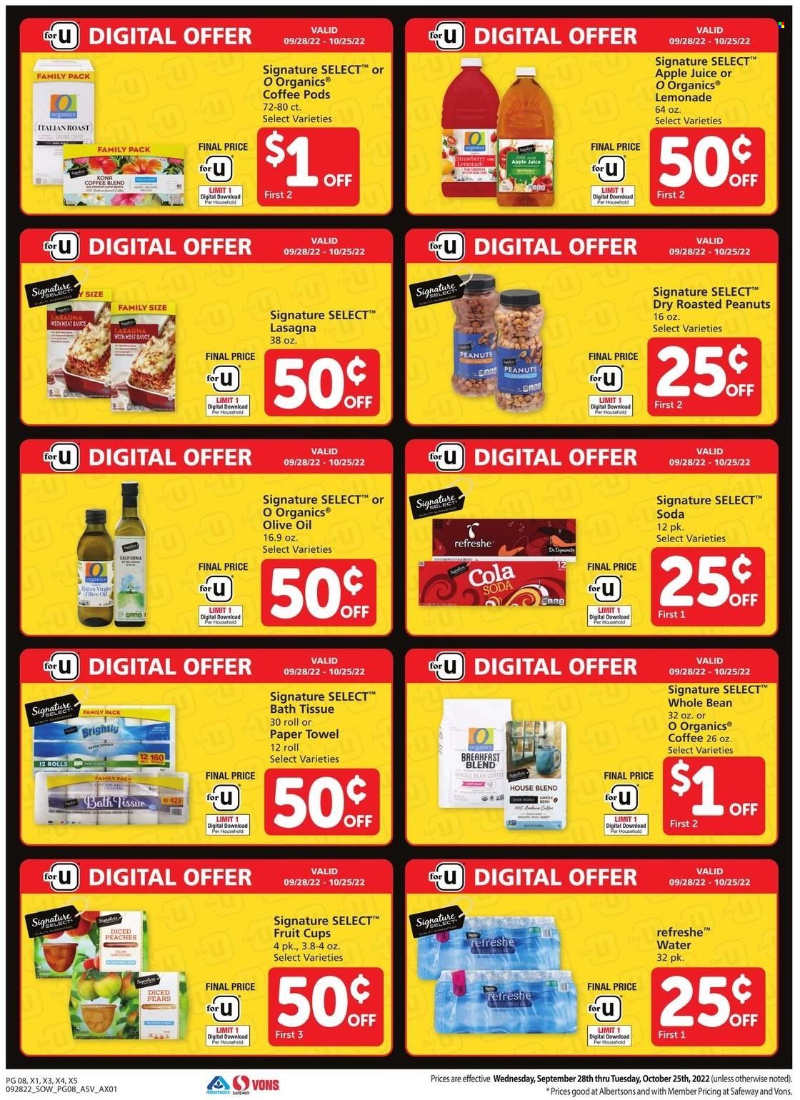 Safeway ad - 09/28/2022 - 10/25/2022. Page 8