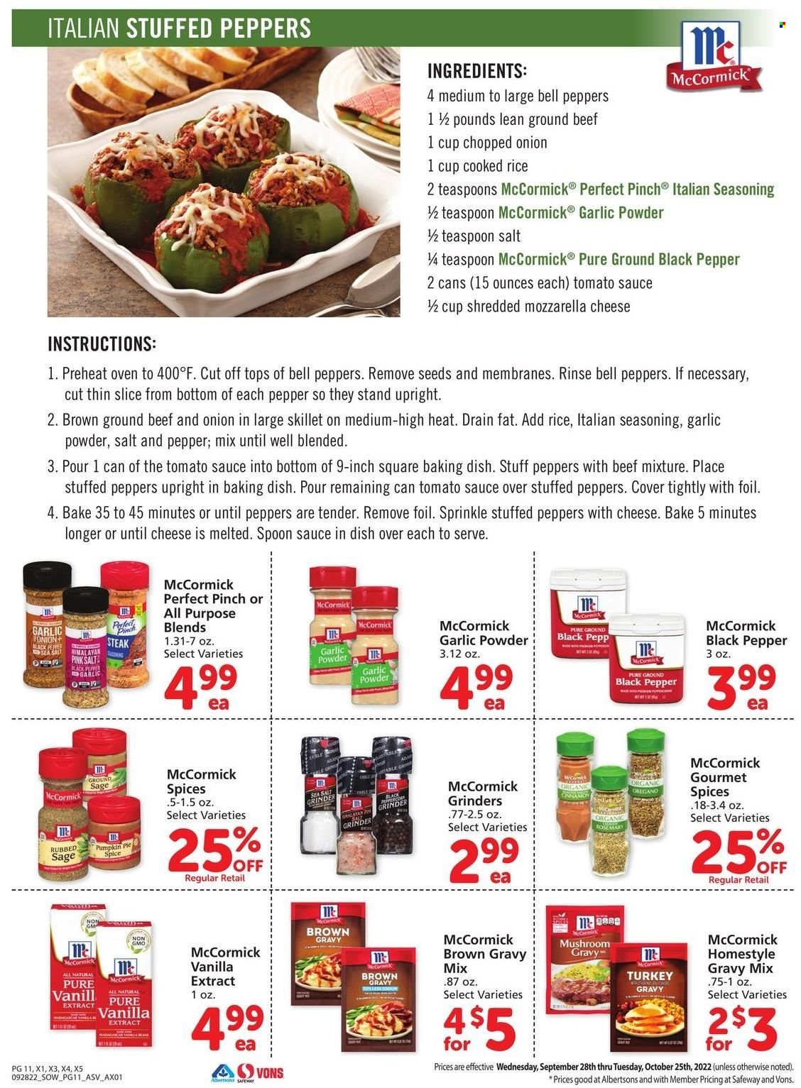 Safeway ad - 09/28/2022 - 10/25/2022. Page 11