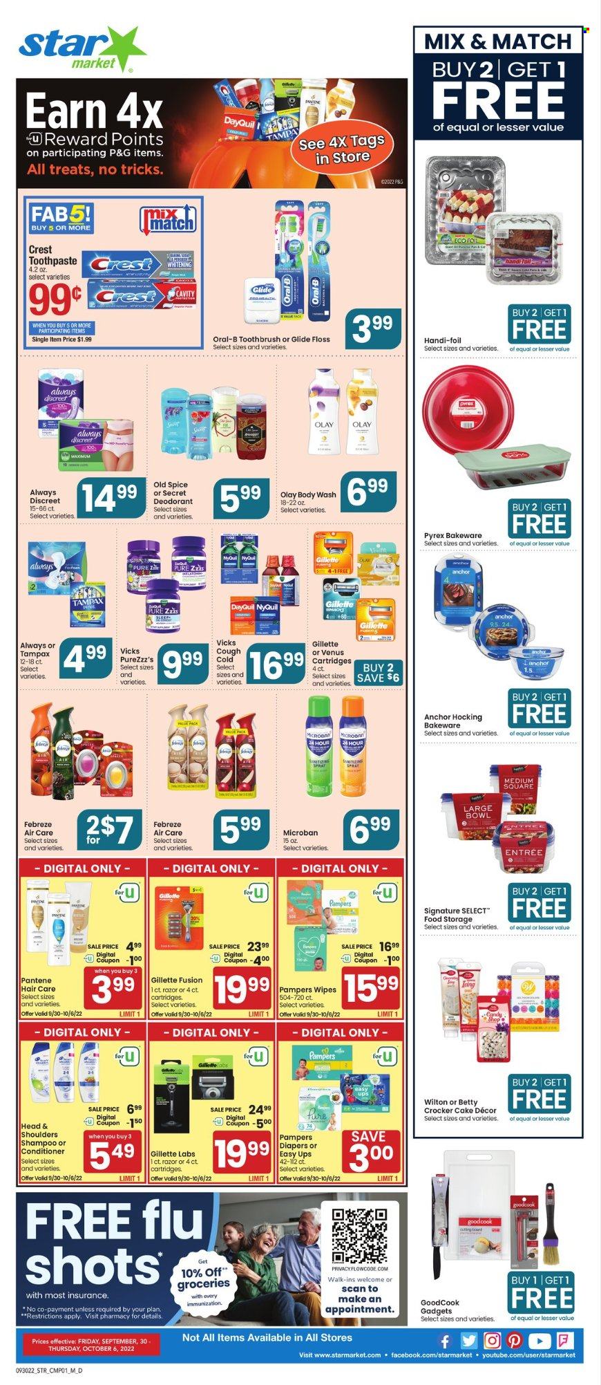 thumbnail - Star Market Flyer - 09/30/2022 - 10/06/2022 - Sales products - cake, Anchor, spice. Page 5.