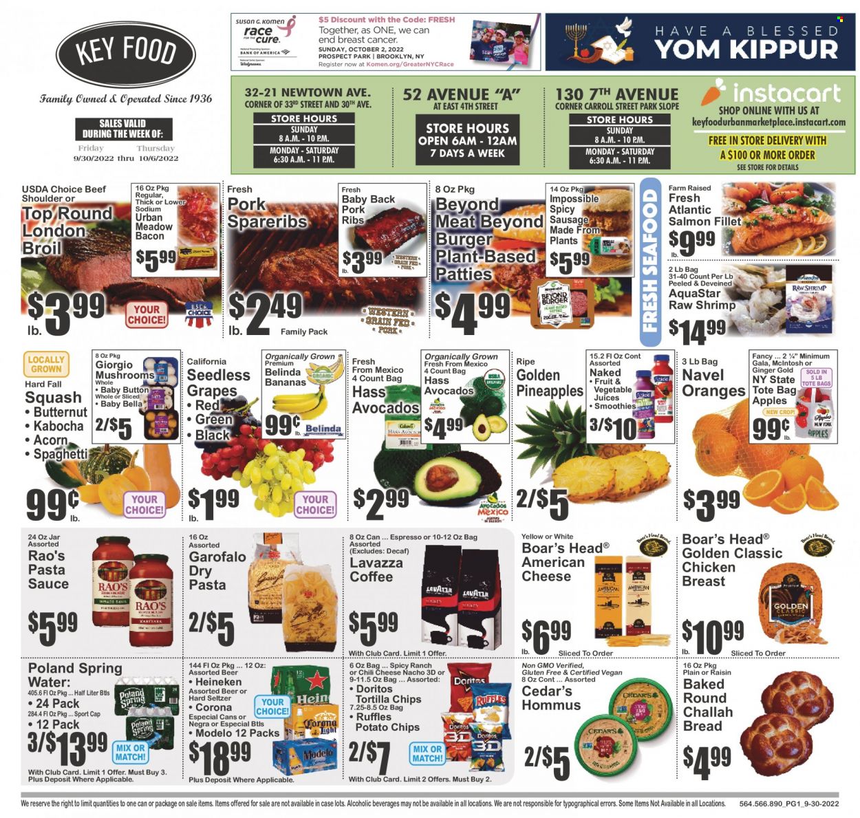 Key Food ad - 09/30/2022 - 10/06/2022. Page 1