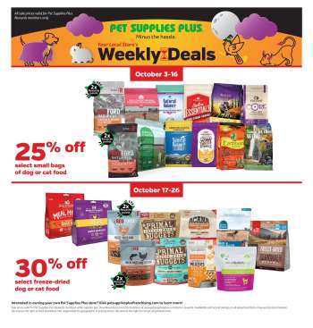 Pet Supplies Plus Ad