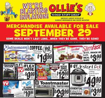 Ollie's Bargain Outlet Ad