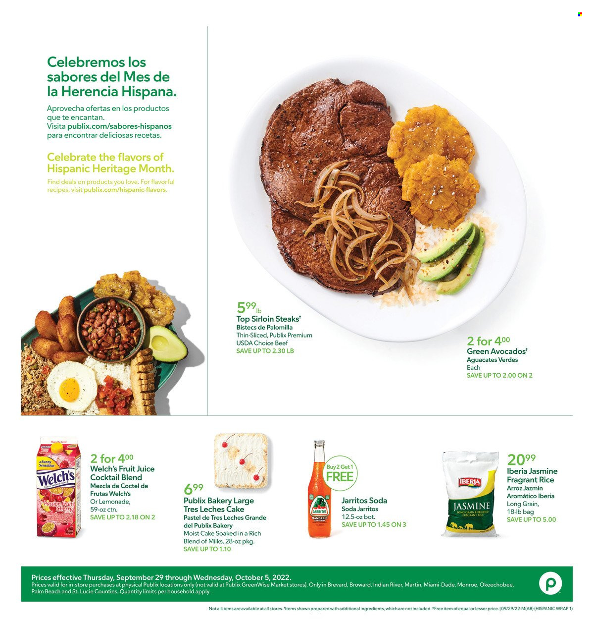Publix ad - 09/29/2022 - 10/05/2022. Page 1