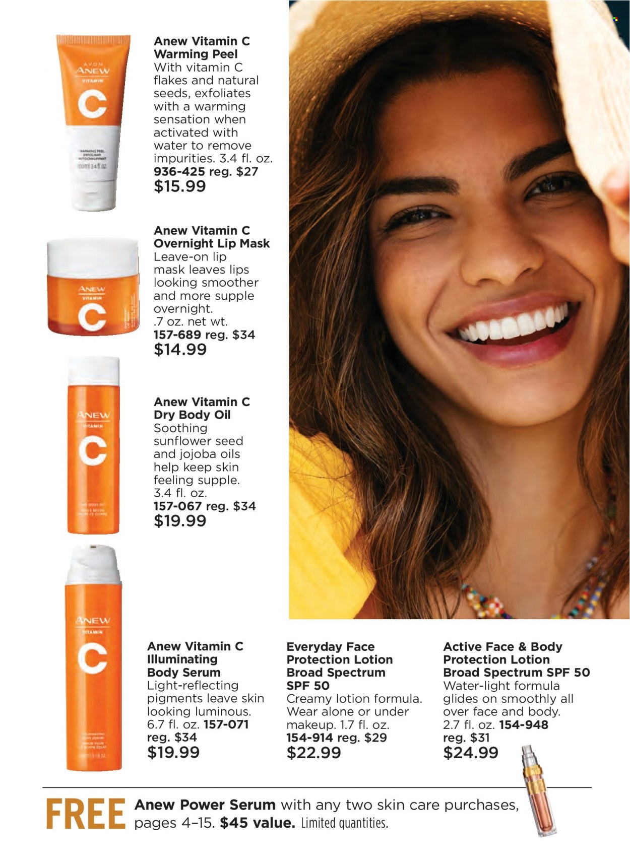 thumbnail - Avon Flyer - 09/28/2022 - 10/11/2022 - Sales products - Avon, Anew, serum, body lotion, body oil, makeup. Page 14.