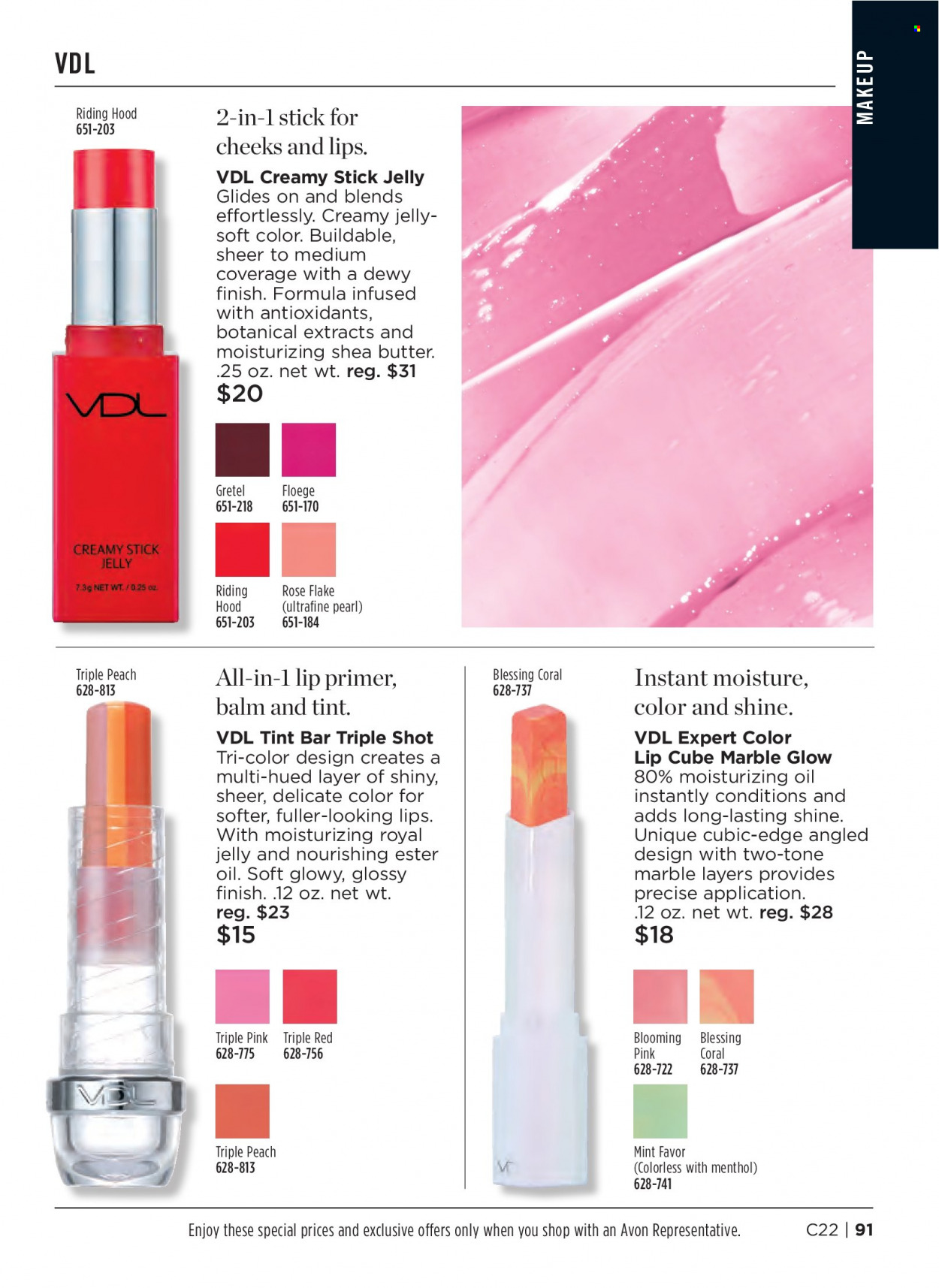 thumbnail - Avon Flyer - 09/28/2022 - 10/11/2022 - Sales products - Avon, royal jelly, shea butter. Page 91.