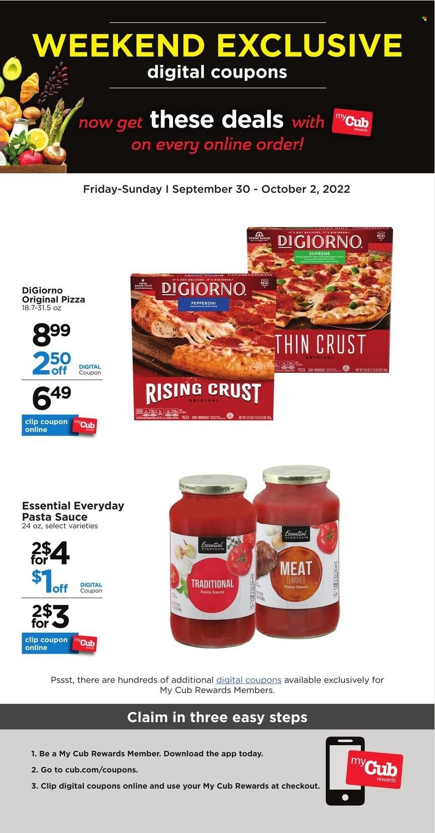 Cub Foods ad - 09/30/2022 - 10/02/2022. Page 1