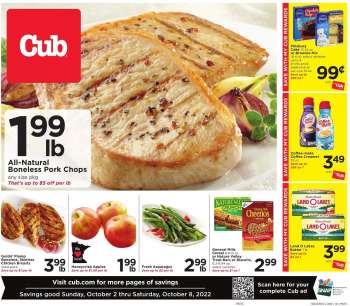 Cub Foods Flyer - 10/02/2022 - 10/08/2022.
