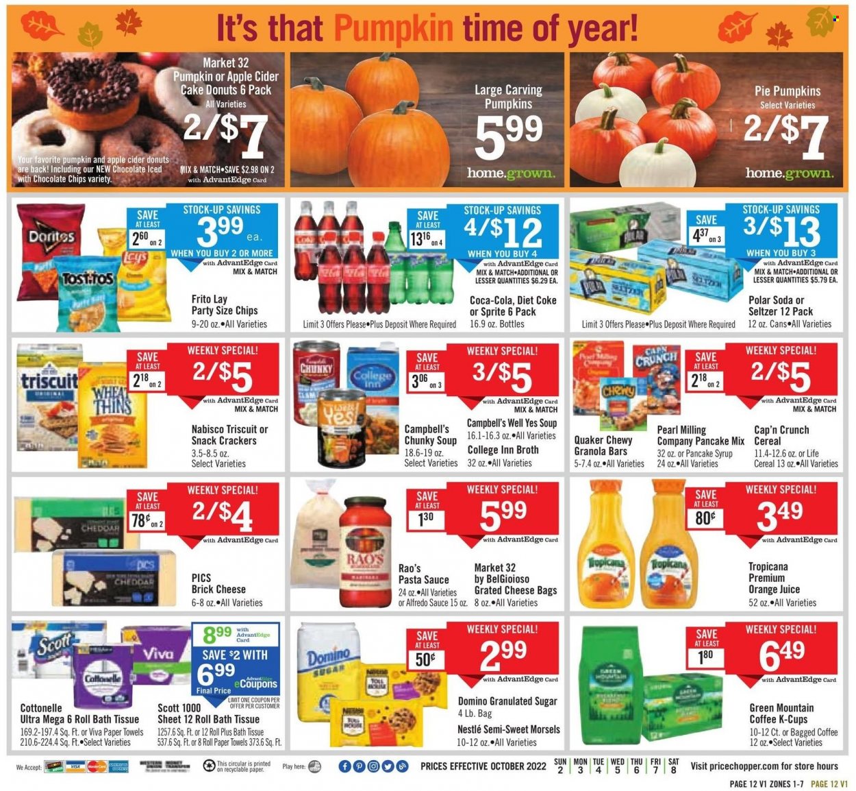 Price Chopper ad - 10/02/2022 - 10/08/2022. Page 12