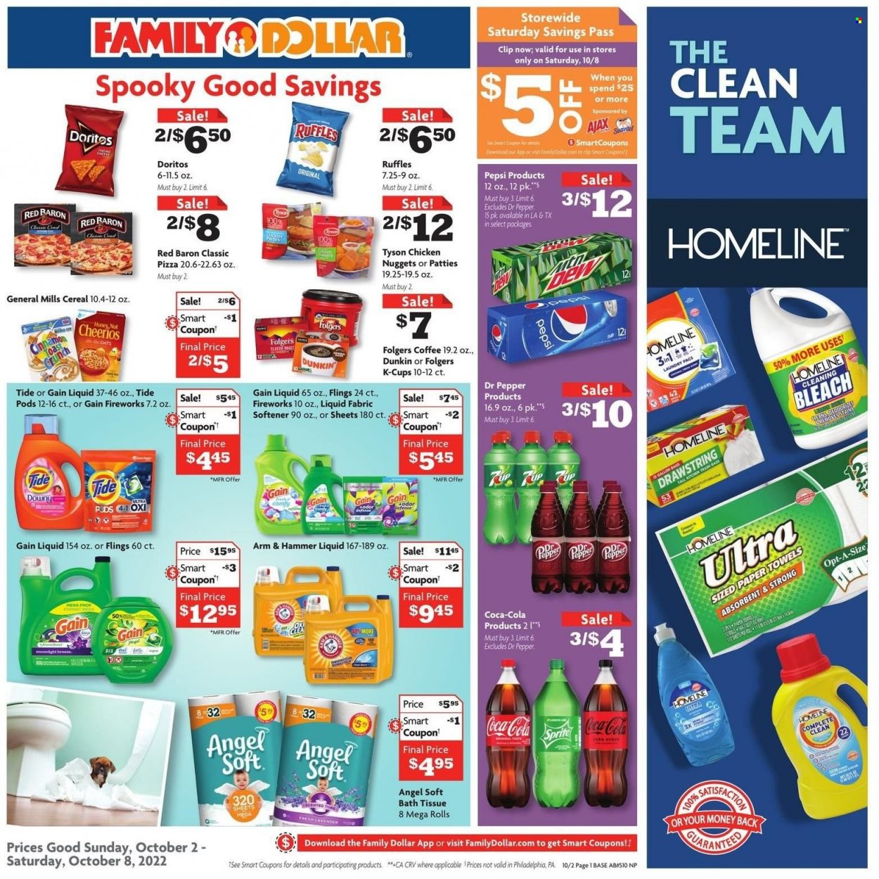 Family Dollar ad - 10/02/2022 - 10/08/2022. Page 1