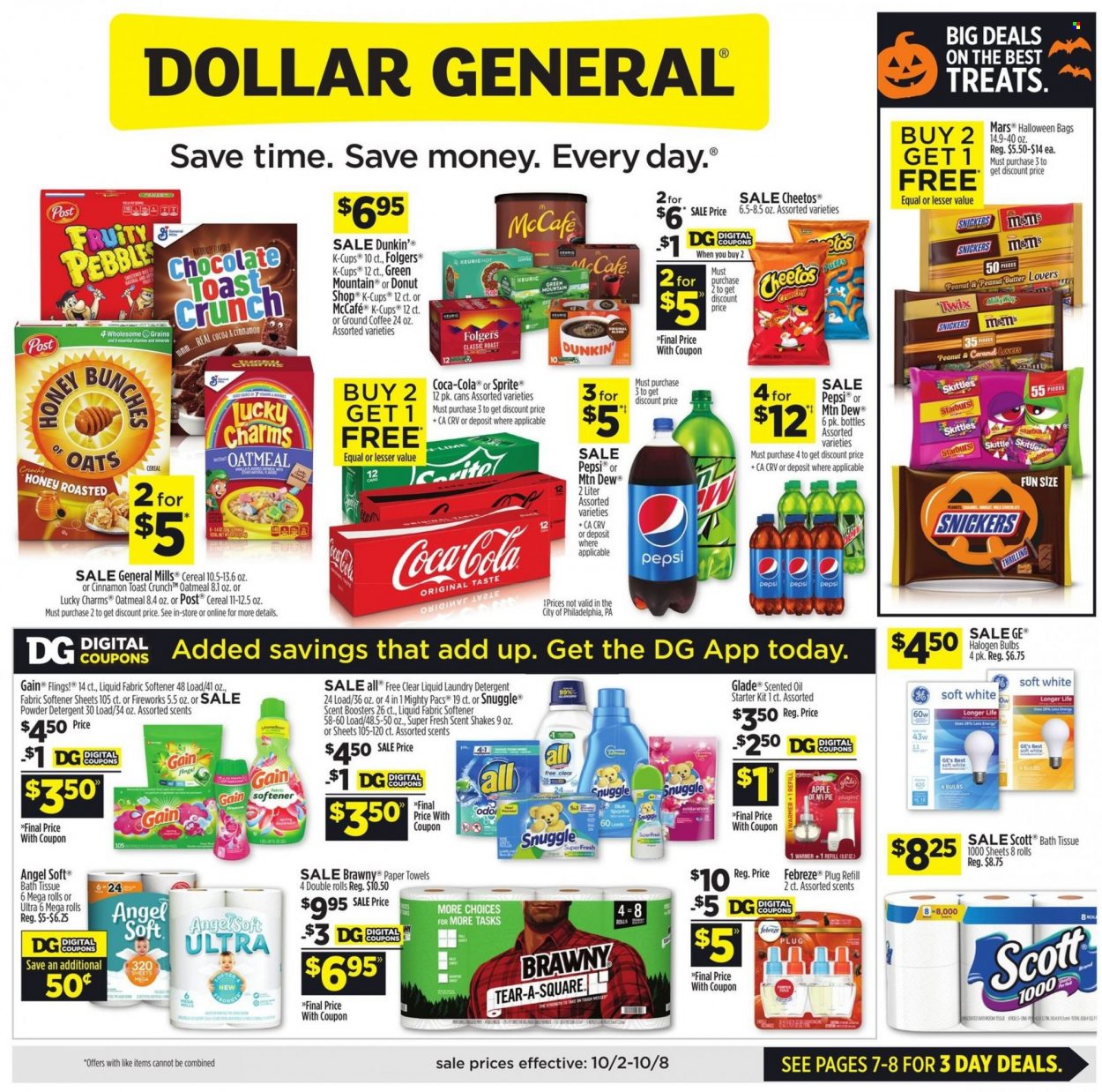 Dollar General ad - 10/02/2022 - 10/08/2022. Page 1