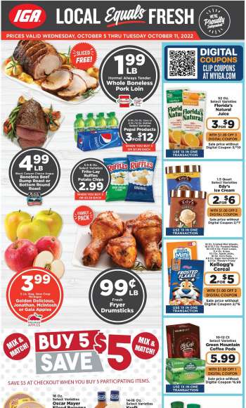 IGA Flyer - 10/05/2022 - 10/11/2022.