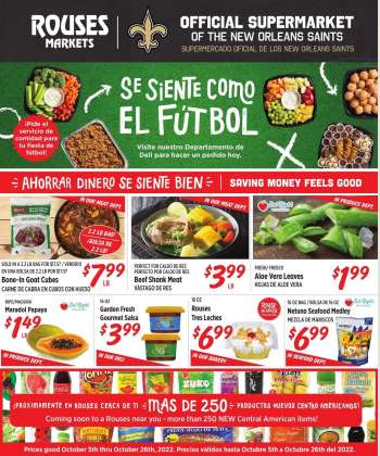 Rouses Markets Flyer - 10/05/2022 - 10/26/2022.