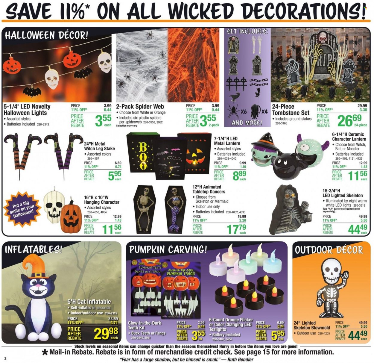 Menards ad - 10/06/2022 - 10/16/2022. Page 2
