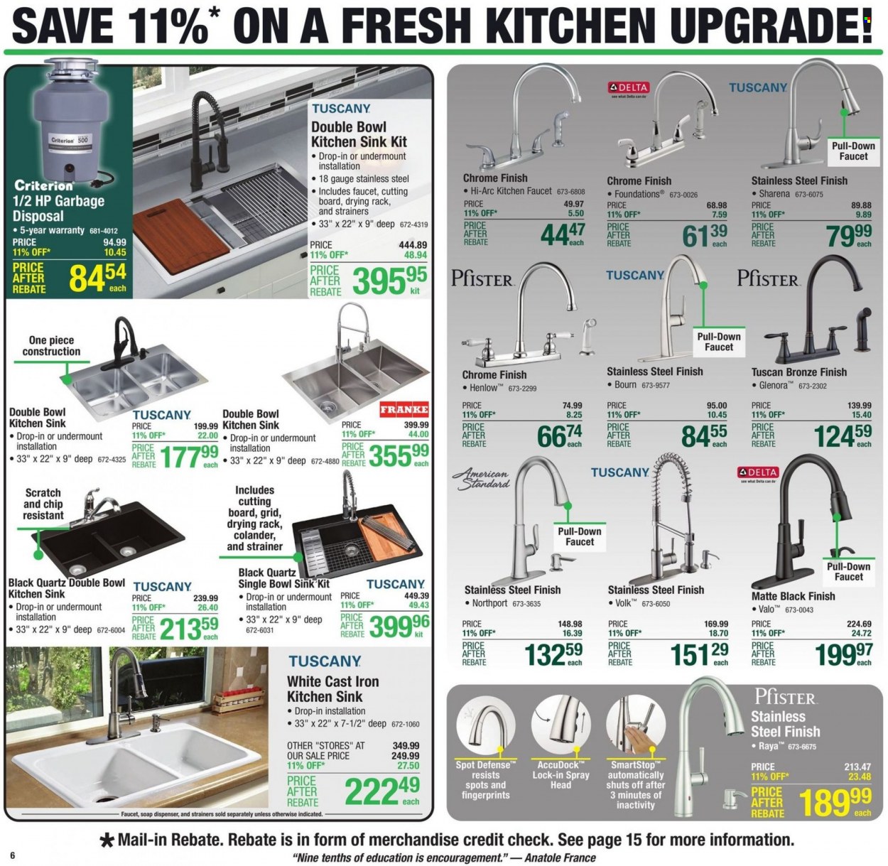 Menards ad - 10/06/2022 - 10/16/2022. Page 6
