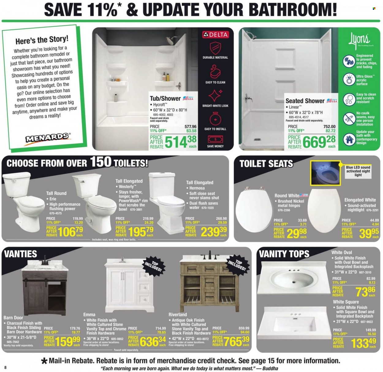 Menards ad - 10/06/2022 - 10/16/2022. Page 8
