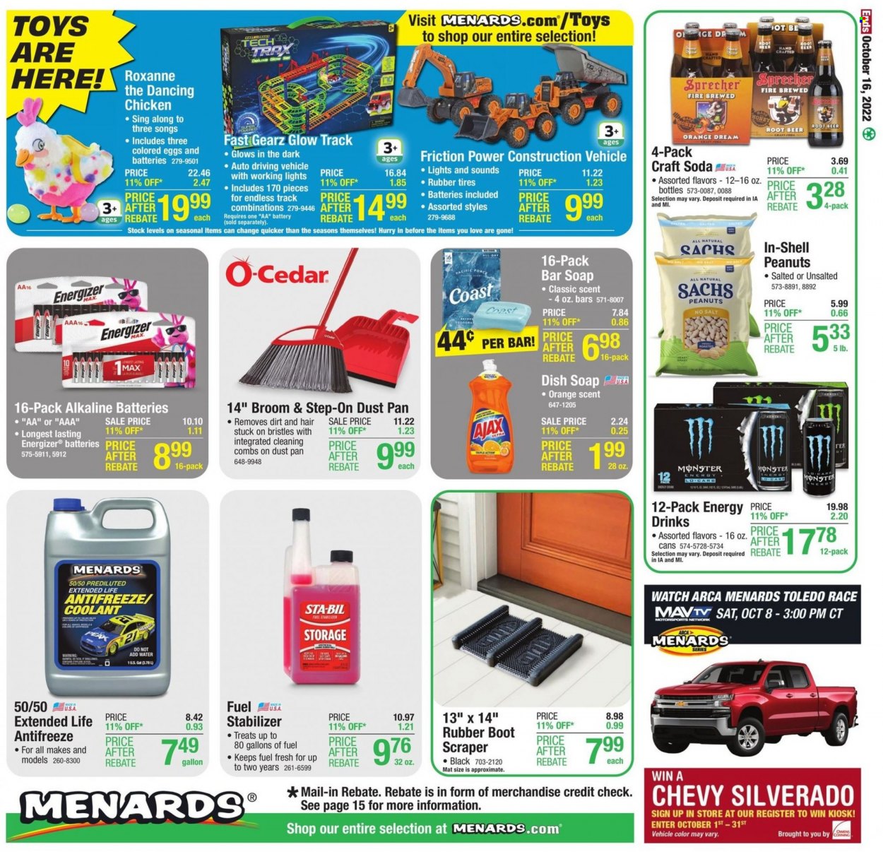 Menards ad - 10/06/2022 - 10/16/2022. Page 18