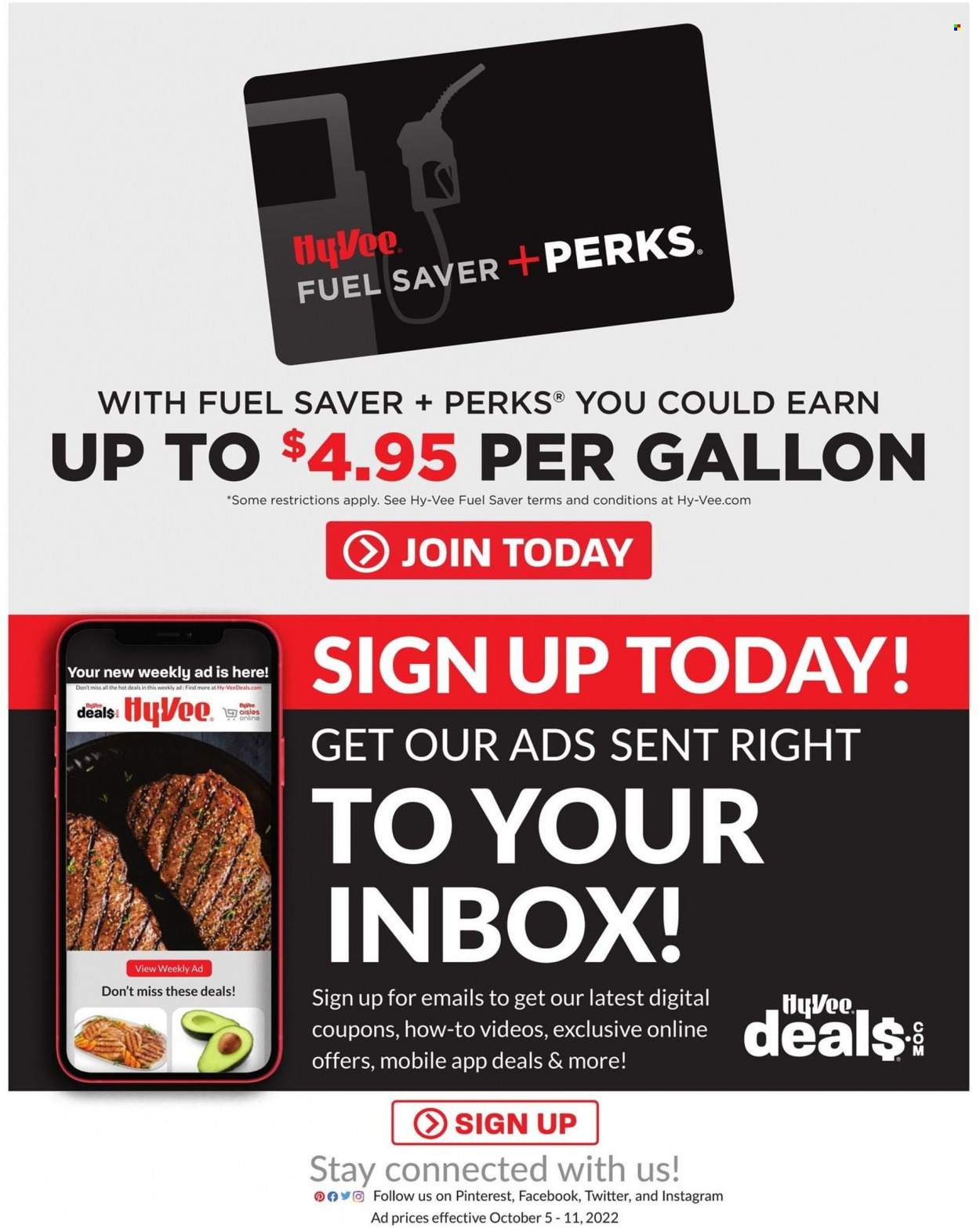 Hy-Vee ad - 10/05/2022 - 10/11/2022. Page 21