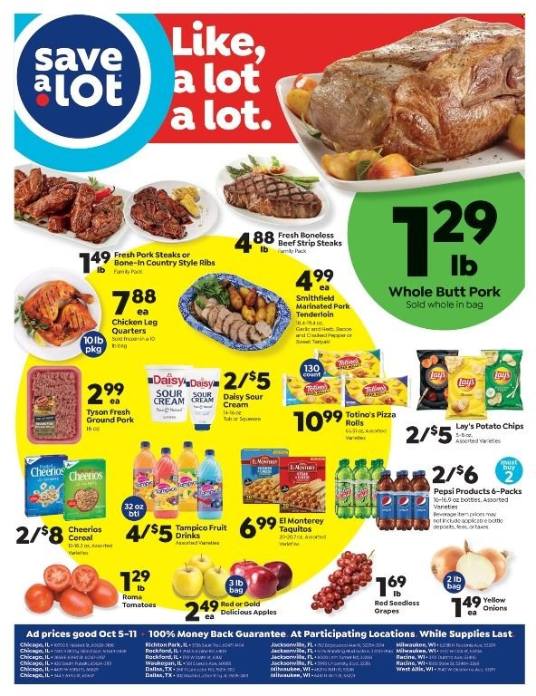Save a Lot ad - 10/05/2022 - 10/11/2022. Page 1