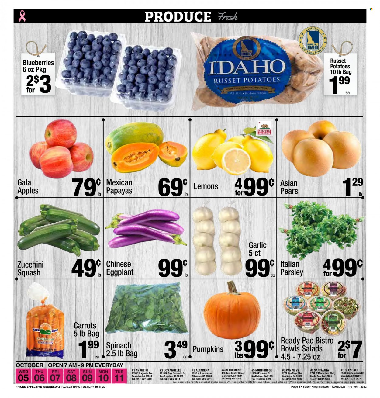 Super King Markets ad - 10/05/2022 - 10/11/2022. Page 8