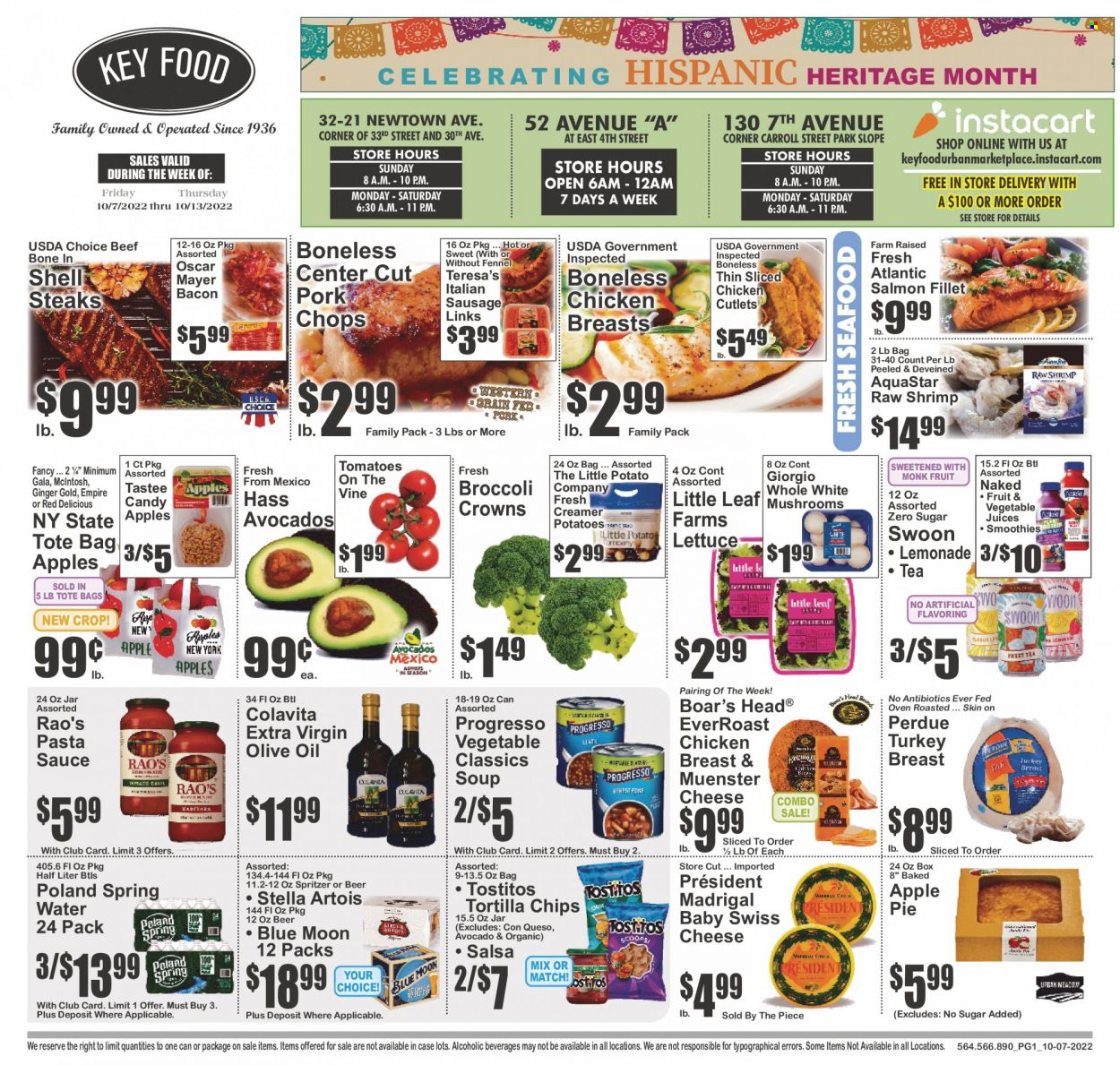 Key Food ad - 10/07/2022 - 10/13/2022. Page 1