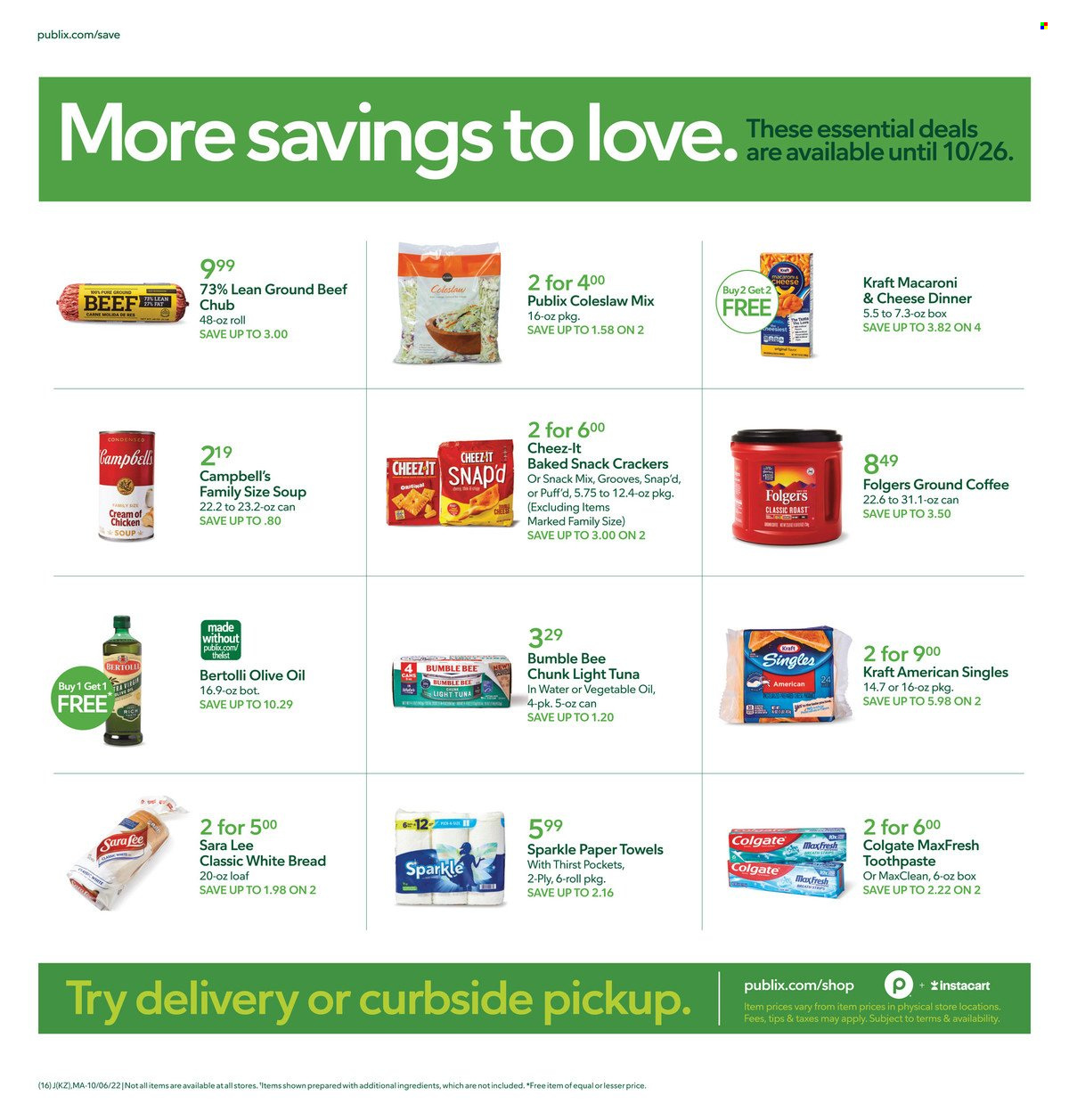 Publix ad - 10/06/2022 - 10/12/2022. Page 16
