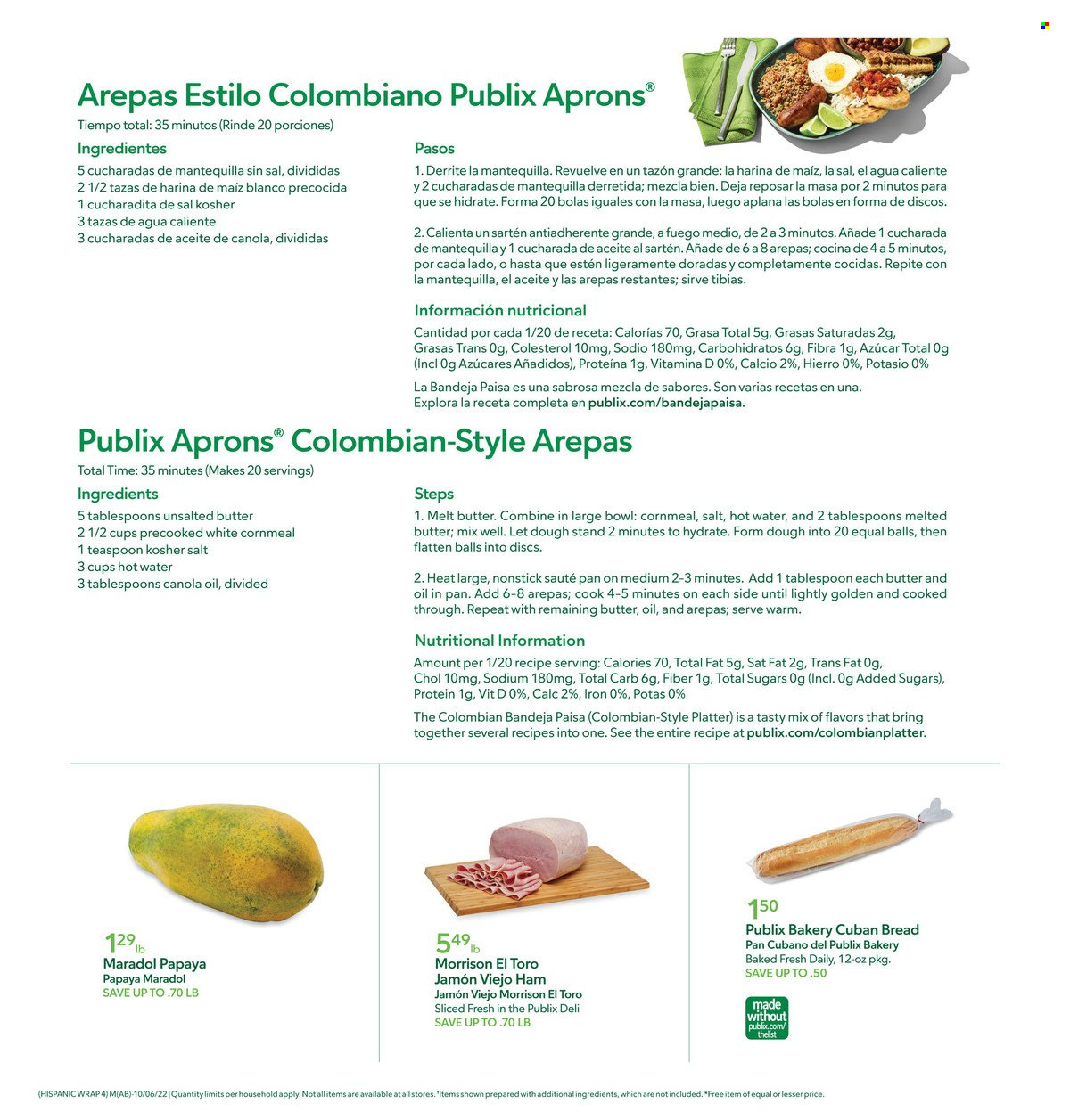 Publix ad - 10/06/2022 - 10/12/2022. Page 20