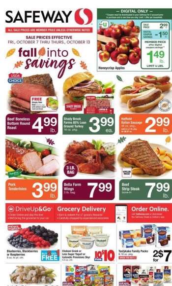 Safeway Flyer - 10/07/2022 - 10/13/2022.