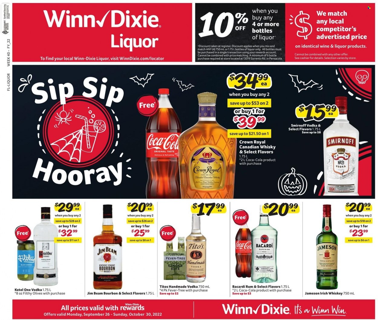 Winn Dixie ad - 09/26/2022 - 10/30/2022. Page 1