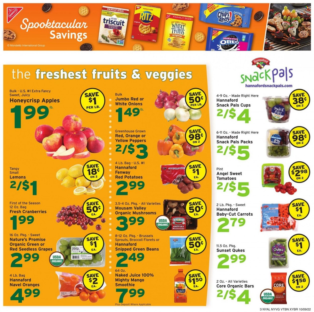 Hannaford ad - 10/09/2022 - 10/15/2022. Page 3
