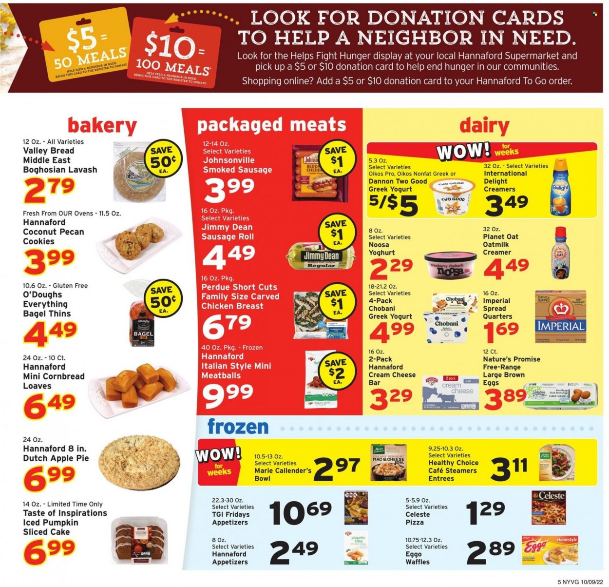 Hannaford ad - 10/09/2022 - 10/15/2022. Page 5