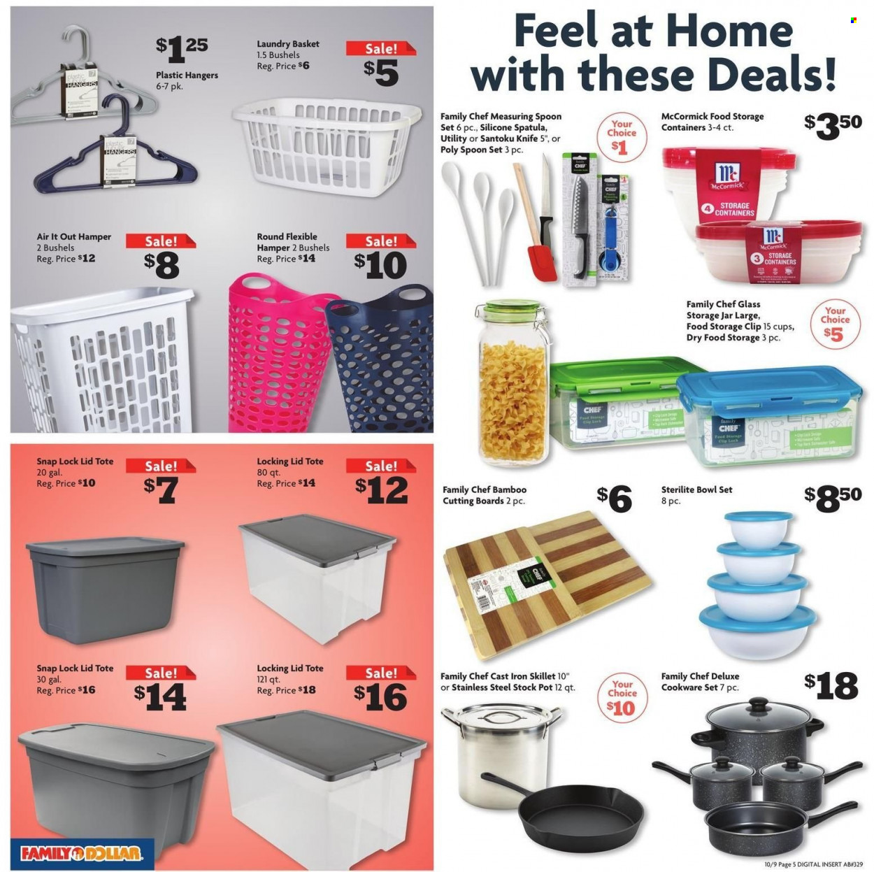 Family Dollar ad - 10/09/2022 - 10/15/2022. Page 9