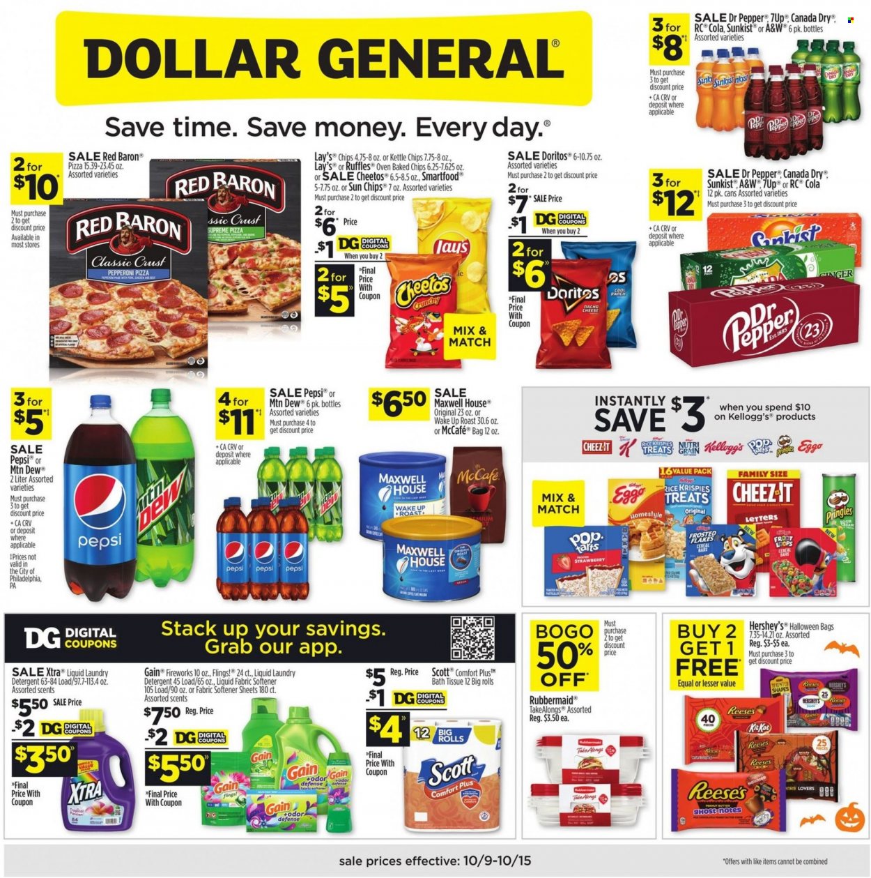 Dollar General ad - 10/09/2022 - 10/15/2022. Page 1
