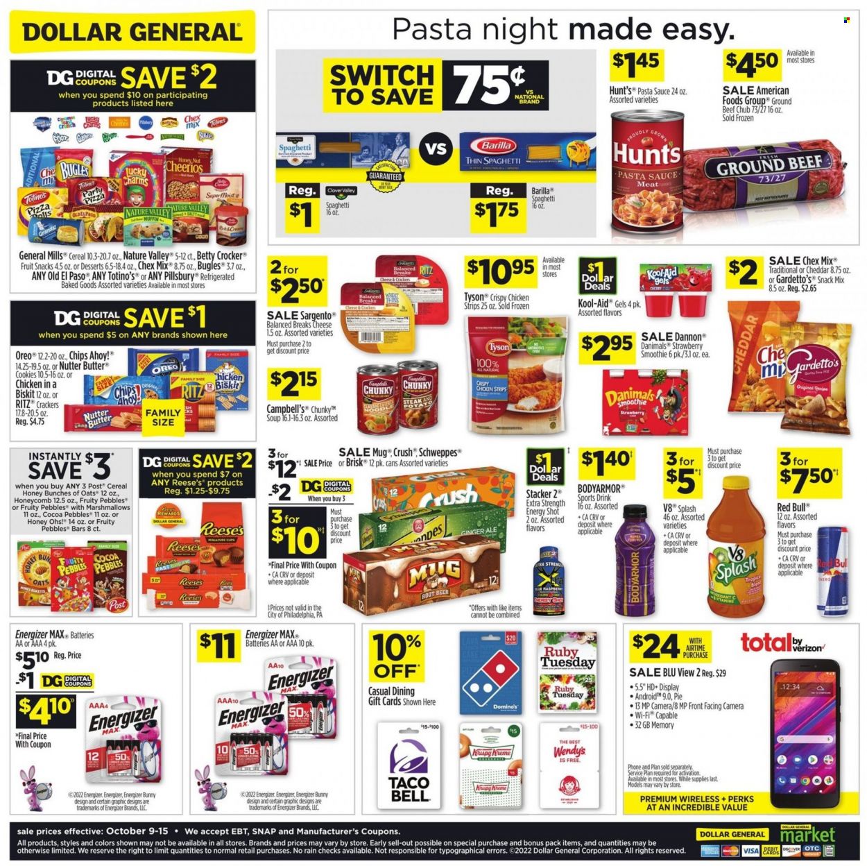 Dollar General ad - 10/09/2022 - 10/15/2022. Page 2